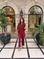 Wine Red Parker Set