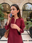 Wine Red Parker Set