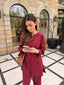Wine Red Parker Set