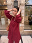 Wine Red Parker Set