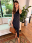 Dark Navy Scallop Set