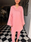 Rose Pink Scallop Set